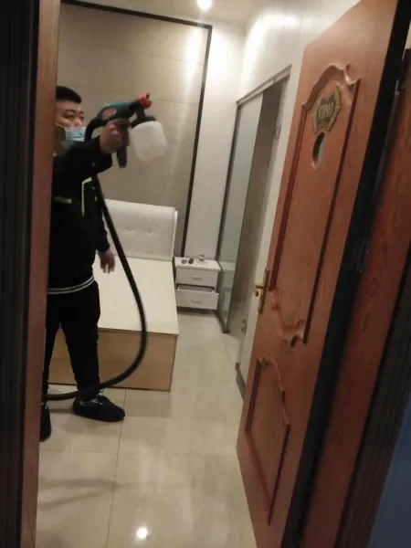 西青区李七庄盛阳浴场室内除醛净化服务施工照片