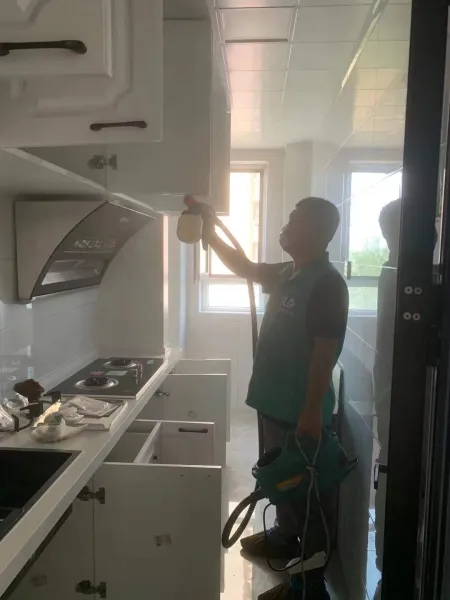 北辰区盛泽园除甲醛施工照片