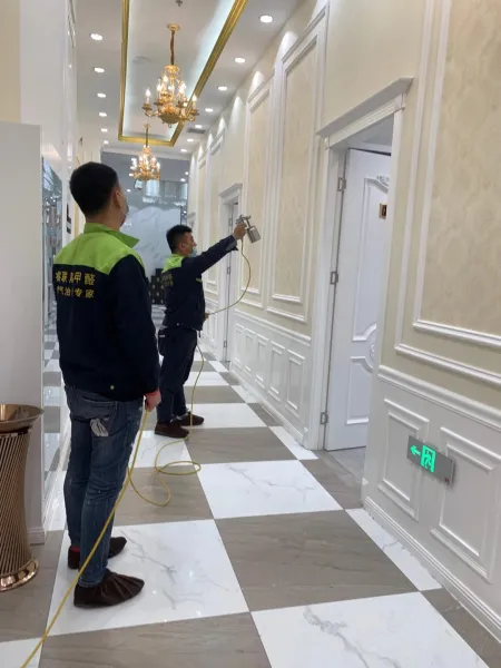 武清区-千禧盛宴酒店除甲醛施工照片