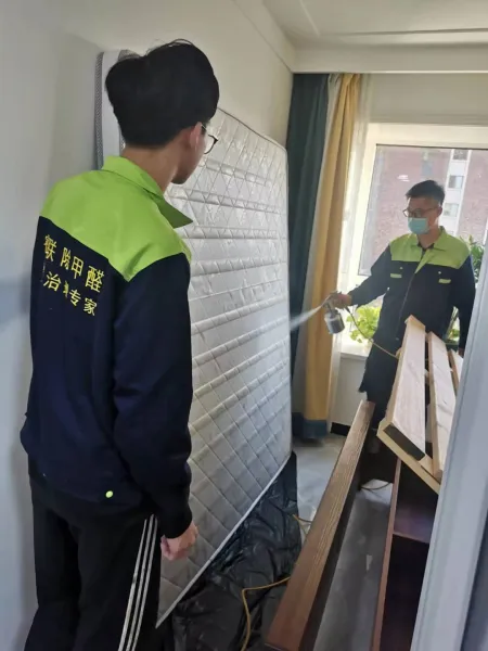 西青区融泰城除甲醛施工照片
