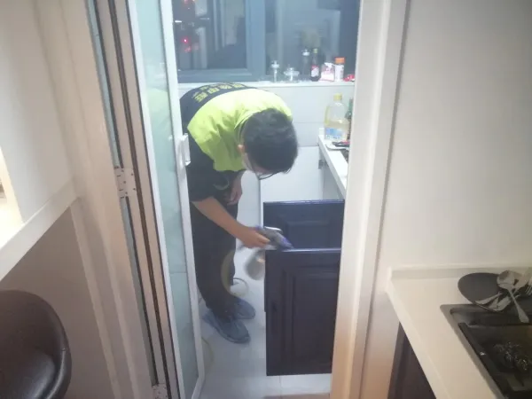 津南区金秋新苑除甲醛施工照片