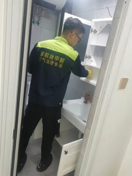 西青区融泰城除甲醛施工照片