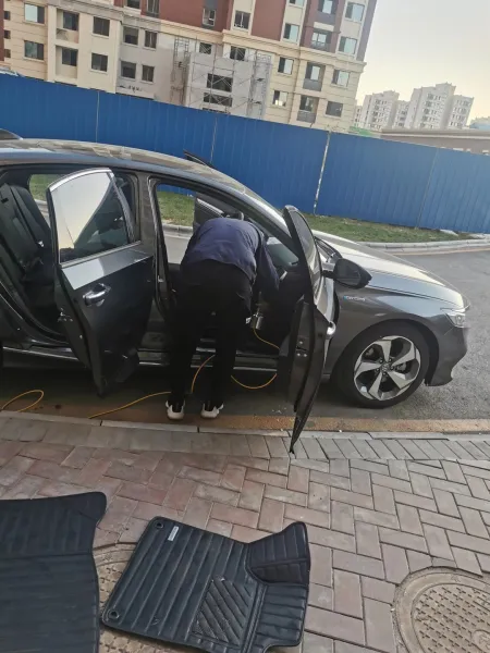 河西区汽车除甲醛施工照片