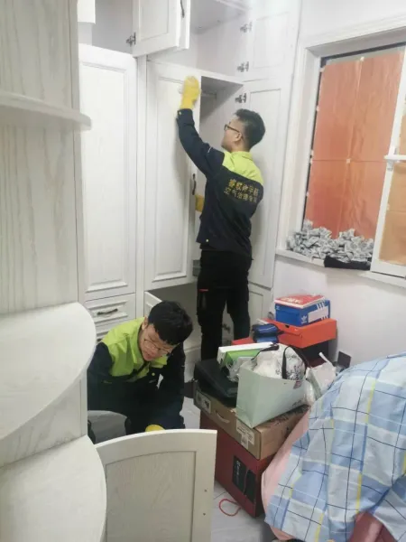 西青区融泰城除甲醛施工照片