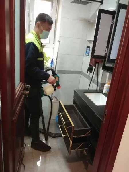 北辰区盛庭豪景除甲醛施工照片
