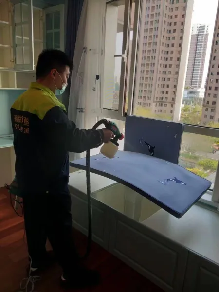 河西区奕聪花园施工照片