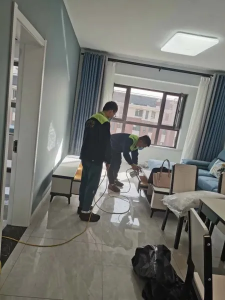 津南区景尚花园新房除甲醛施工照片