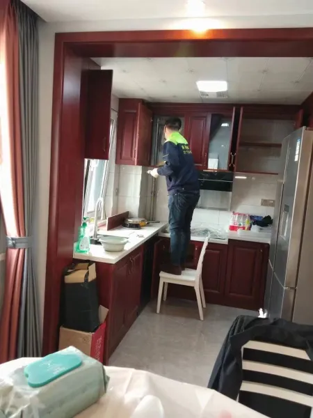 北辰区盛庭豪景除甲醛施工照片