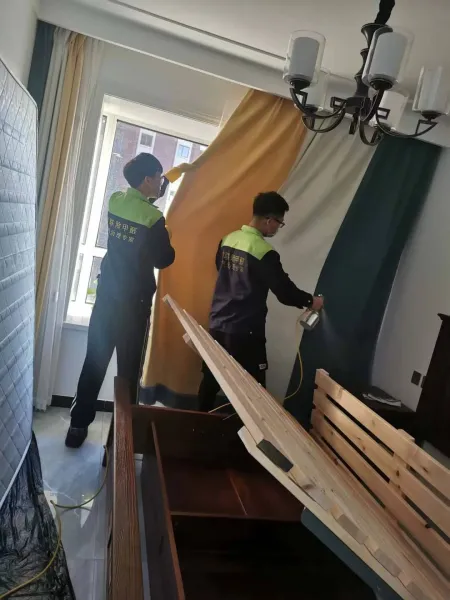 西青区融泰城除甲醛施工照片