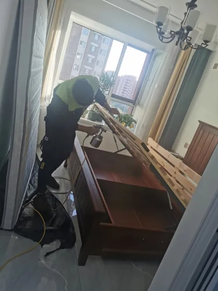 西青区融泰城除甲醛施工照片