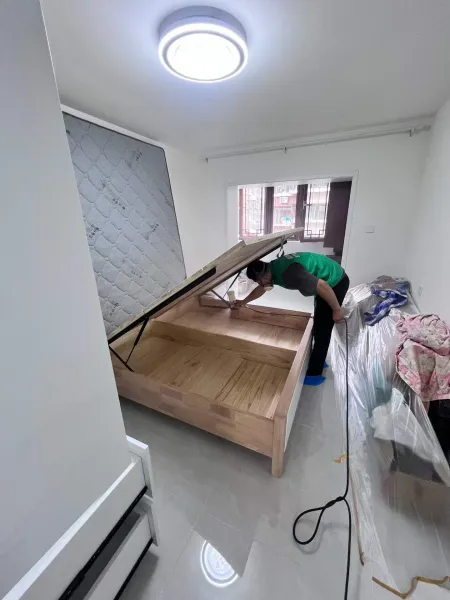 水木天成小区除甲醛施工照片