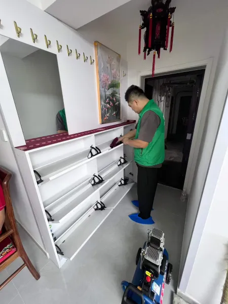 水木天成小区除甲醛施工照片