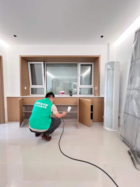 宁阳公寓除甲醛施工照片