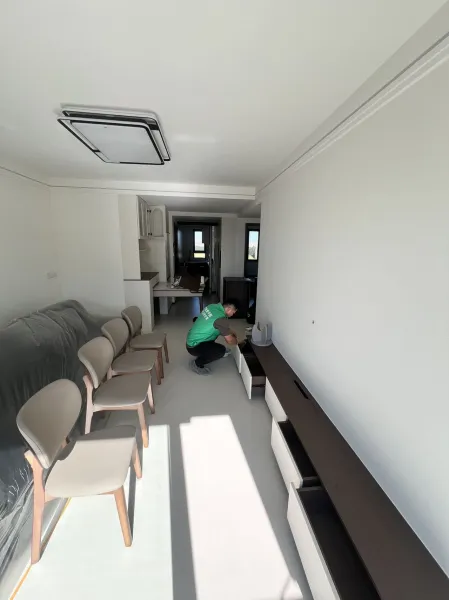 天津市武清区悦隽年华二期除甲醛施工照片