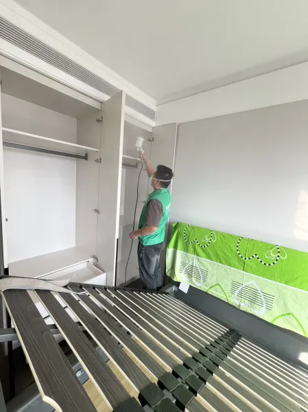 天津市南开区中海峰境小区除甲醛施工照片