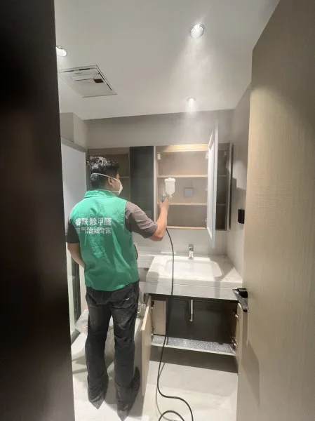 天津市南开区中海峰境小区除甲醛施工照片